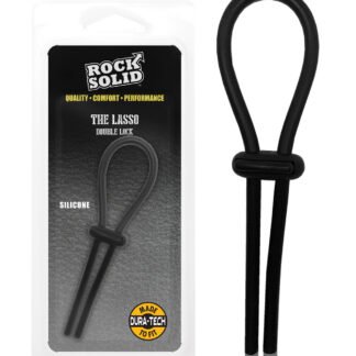 Rock Solid Lasso Single Adjustable Lock Black Silicone