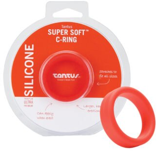 Tantus 1.5" Supersoft C Ring - Crimson