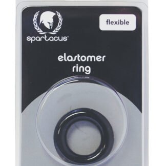 Spartacus Elastomer Relaxed Fit Cock Ring - Black