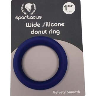 Spartacus 1.75" Wide Silicone Donut Ring - Blue