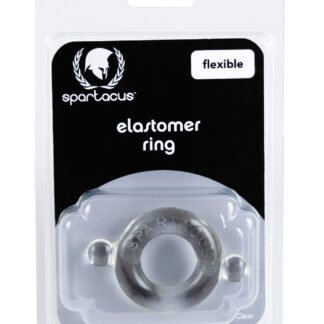 Spartacus Elastomer Cock Ring - Clear