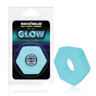 Rock Solid Glow in the Dark The Cog Ring - Blue