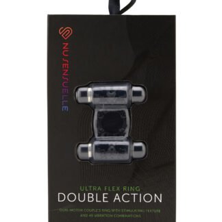 Nu Sensuelle Double Action Cockring 2x7 Function - Black