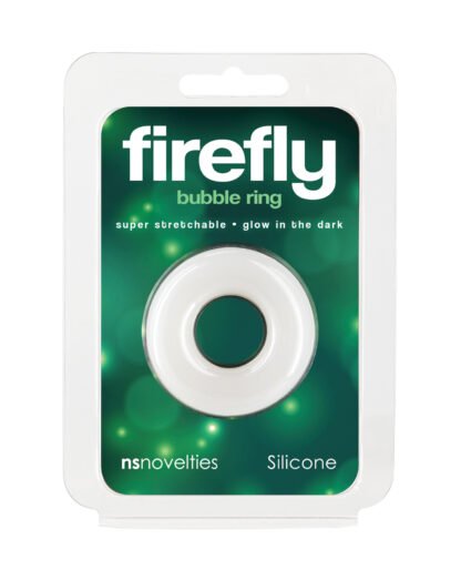 Firefly Glow in the Dark Bubble Cock Ring - Small