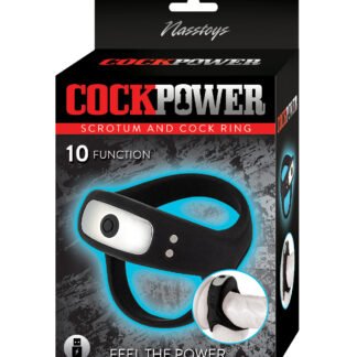 Cockpower Scrotum and Cock Ring - Black