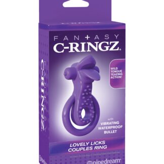 Fantasy C-Ringz Lovely Licks Couples Ring  - Purple