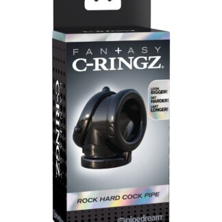 Fantasy C-Ringz Rock Hard Cock Pipe - Black