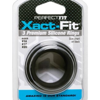 Perfect Fit Xact Fit 3 Ring Kit S/M/L - Black