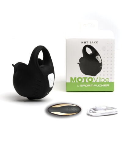 NO ETA =Sport Fucker Motovibe NutSack Vibe w/Remote - Black