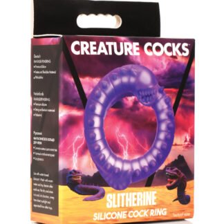 Creature Cocks Slitherine Silicone Cock Ring - Purple