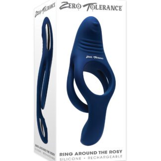 Zero Tolerance Ring Around the Rosy Cock & Ball Vibrator - Blue