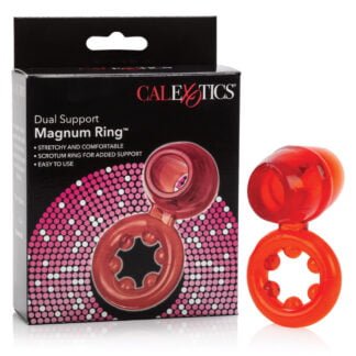 Dual Support Magnum Ring - Red