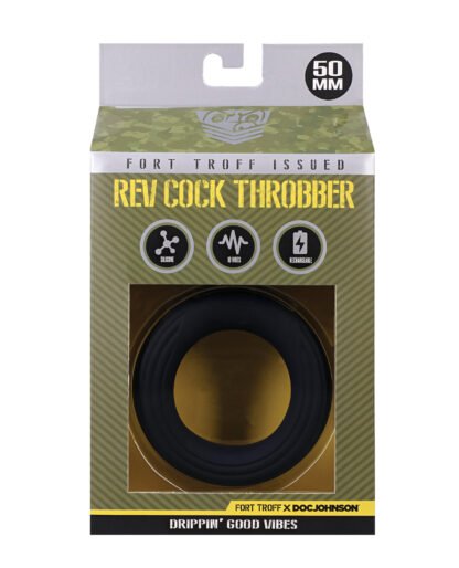 Fort Troff Rev Cock Throbber Vibrating Cock Ring - Large